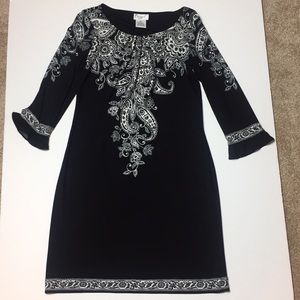 Maggie L. Black and White dress